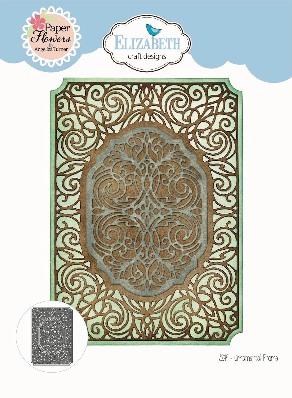 Elizabeth Craft Designs Ornamental Frame Metal Die Set